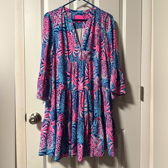 Lilly Pulitzer | Gabriel Tunic Dress With 3/4 Sleeve - Picture 3 of 6